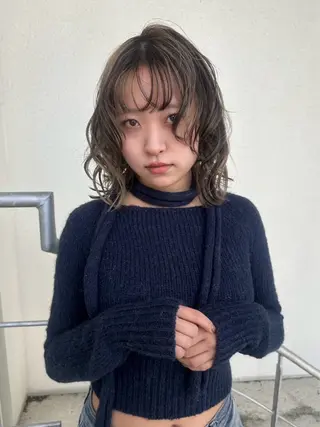 ミディアム 伊藤ほのか /パーマ/ショートのヘアスタイル