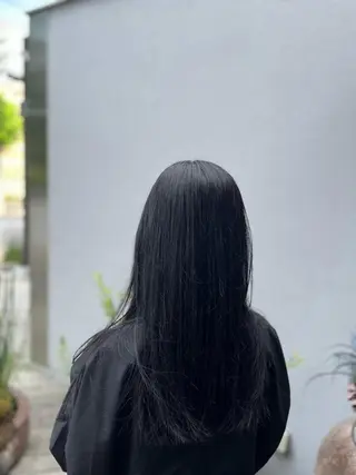 ロング カラー 村岡 優羽樂のヘアスタイル