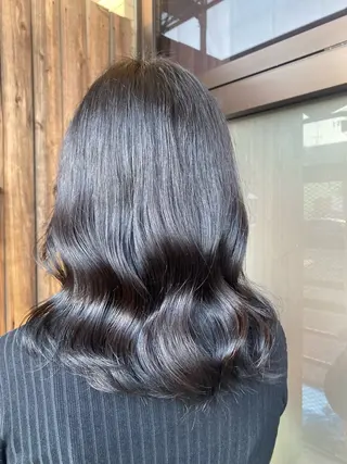 ミディアム ❄️艶カラー/レイヤ ー/ボブ/mao❄️のヘアスタイル