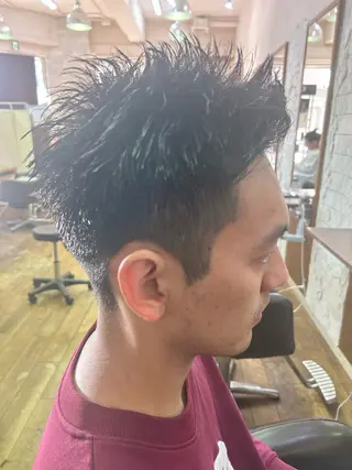 ショート メンズ archange 齋藤旭冶／川口のヘアスタイル