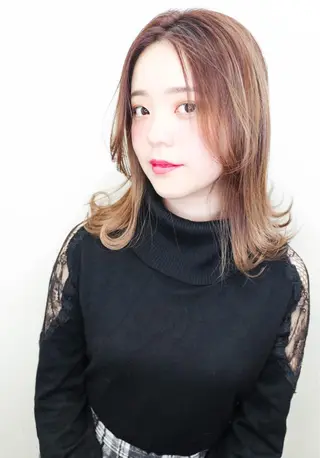 ミディアム カラー メンズヘア特化 崎田 成人のヘアスタイル