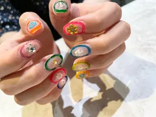 ネイル 舞田 苑香のネイルデザイン