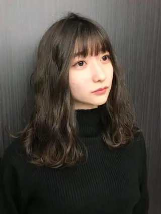 ミディアム カラー Utata  literie所属・🌷小野田 睦🌷のヘアスタイル