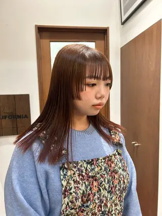 ミディアム カラー 透明感カラー🪽 mioのヘアスタイル