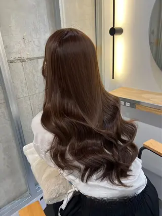 ロング カラー 平山 茉歩のヘアスタイル