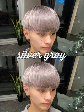 カラー パーマ/ダブルカラー ブリーチ⭐️海斗のヘアスタイル