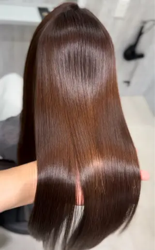 セミロング カラー Number.タナカ 間々田髪質改善のヘアスタイル