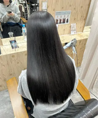 ロング 美髪縮毛矯正/ 髪質改善/岩田一駿のヘアスタイル