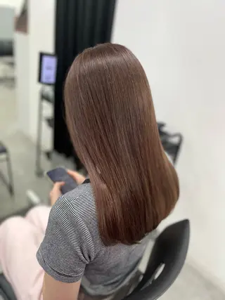 カラー 透明感ベージュ🤎 manami👒🌿のヘアスタイル