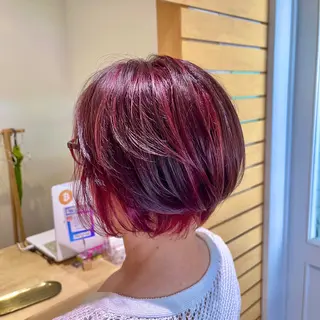 ショート カラー RUBEUS【ルベウス】所属・✨艶々カラー🎨 杉本賢人のヘアスタイル