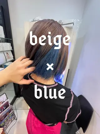 ミディアム カラー 🥇メンズパーマ /縮毛矯正/木村神心のヘアスタイル