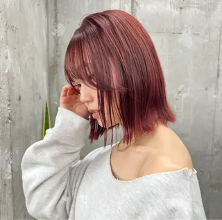 ミディアム 🌷暖色カラー /Mina/渋谷🌷のヘアスタイル