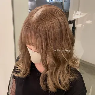ミディアム 南場 智美のヘアスタイル