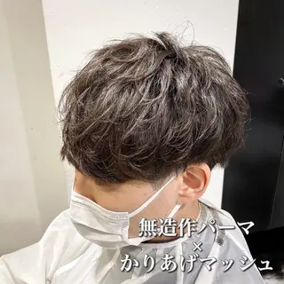 パーマ メンズ Loy所属・メンズヘア特化 パーマ 縮毛矯正🔷のヘアスタイル