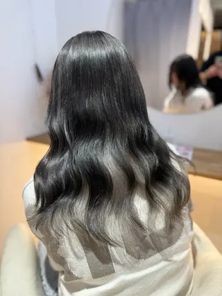 セミロング カラー ASAHI Lovisのヘアスタイル