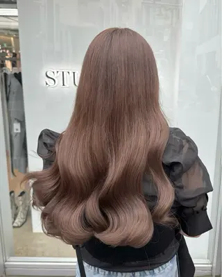ロング カラー roka所属・ayaka♡ 柔らかカラーのヘアスタイル