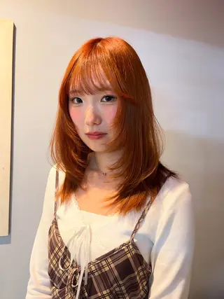 ロング カラー nao 𝜗𝜚のヘアスタイル