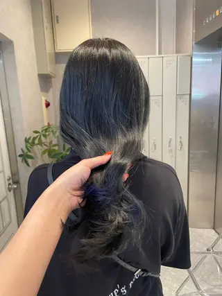 セミロング 女性スタイリスト専門サロン Zina 天神西通り所属・艶髪韓国ヘア MANAMI🎀のヘアスタイル