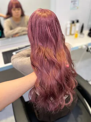 ロング カラー ヘアアレンジ 愛されカラー🩷 はるなのヘアスタイル