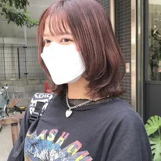 ミディアム カラー ✂︎ウルフ・ショート ✂︎MIKUNIのヘアスタイル