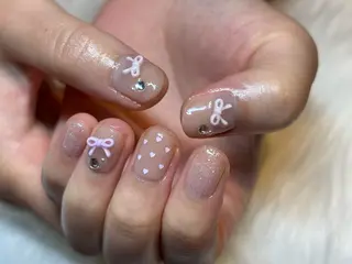 ネイル peach nail ayakaのネイルデザイン