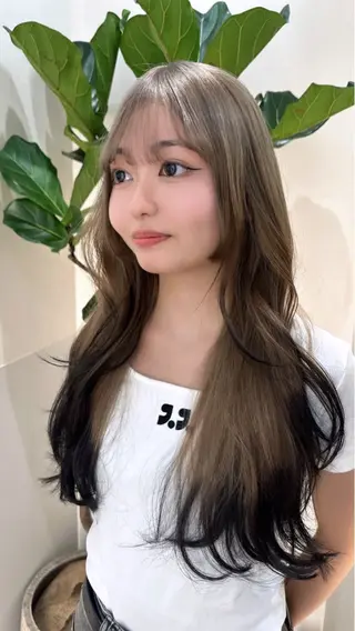 ロング カラー 🦋レイヤーカット ミドリカワ🦋のヘアスタイル