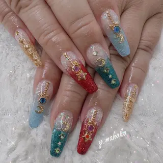 ネイル She nail studio 原宿所属・パラジェル有/ スカルプ/mahoのネイルデザイン