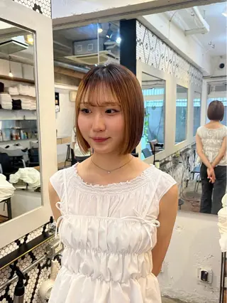 ミディアム SAN所属・cut無料/レイヤー momoha🐰🪡のヘアスタイル