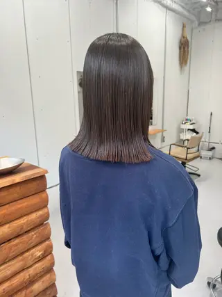 ミディアム ショートボブ／川崎 子安健太のヘアスタイル