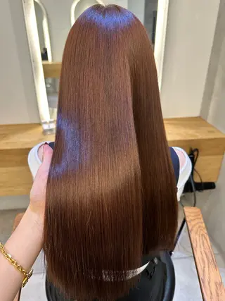 ロング カラー 中村 かおりのヘアスタイル