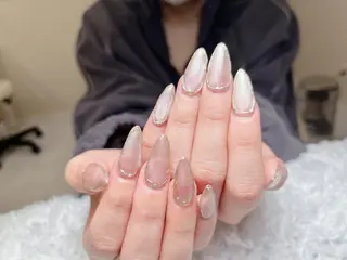 ネイル ki🍒🍒 ki ツルツルネイルのネイルデザイン