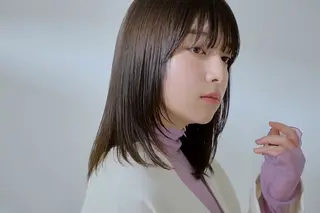 ミディアム 西川 仁のヘアスタイル