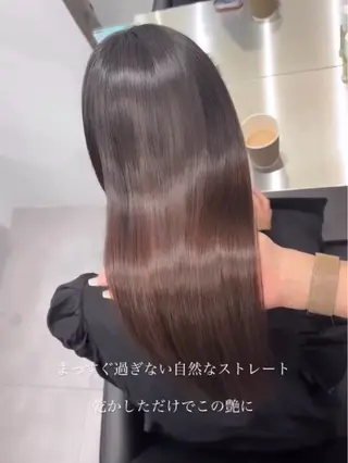 ロング カラー 巻ける縮毛矯正 Sachi🐰のヘアスタイル