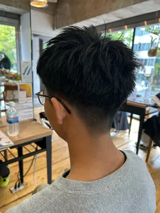 ショート メンズ BURANKO所属・三浦義久/仙台/ レイヤーカットのヘアスタイル