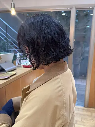 ショート パーマ 大橋 芽衣のヘアスタイル