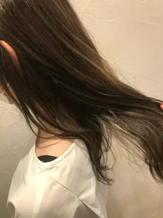 カラー たけだ れなのヘアスタイル