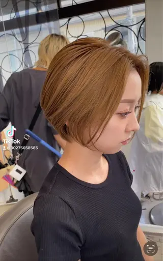 ショート 韓国レイヤー🇰🇷 ReLien西大寺店のヘアスタイル