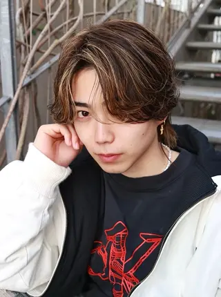 ミディアム 曲がる縮毛矯正 メンズ特化/鈴木美璃のヘアスタイル