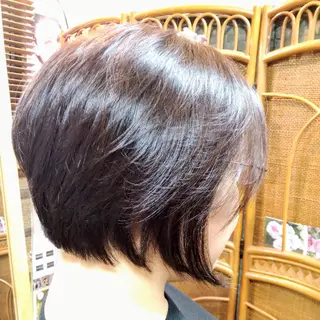 ショート cut&color LOTUS所属・小林　ローズパープル カット＆カラー美容室のヘアスタイル