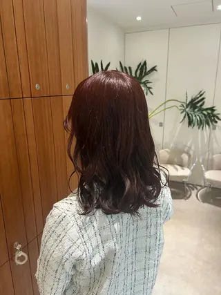 ミディアム カラー ✨髪質改善 縮毛矯正 艶髪 立川 コウキ✨のヘアスタイル