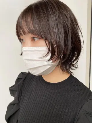 ショート カラー ヘアアレンジ fit stand /HIIRAGIのヘアスタイル