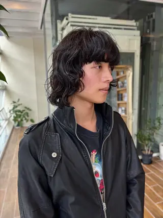 パーマ ハイトーン/デザイン カラー/るいのヘアスタイル