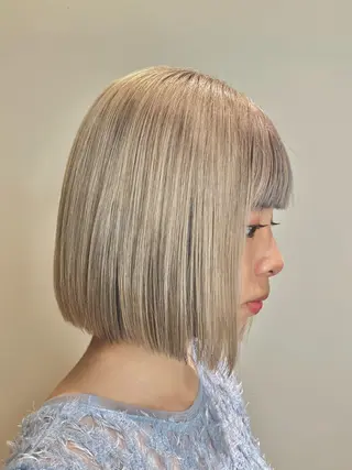 ミディアム カラー GOTODAY シェアサロン梅田NU茶屋町店所属・髪質改善/艶カラー 縮毛矯正/みほのヘアスタイル