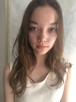 ミディアム カラー ボブ/レイヤー /河内温太のヘアスタイル