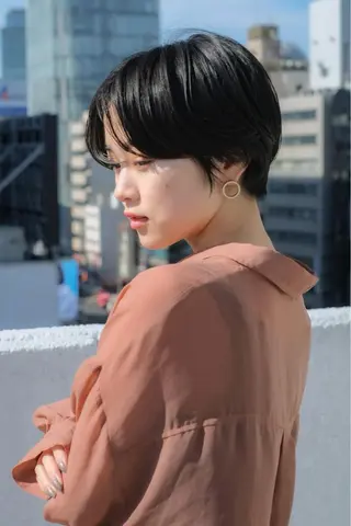 ショート パーマ 全席個室美容室 Zina 十条 髪質改善＆トリートメント所属・髪質改善&透明感 ⭐️高本裕基のヘアスタイル