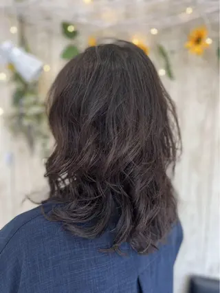 セミロング パーマ 💫カットパーマ💫 伊原虎太郎のヘアスタイル