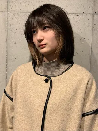 ショート カラー 似合わせウルフ/ レイヤー/山本祐輔のヘアスタイル