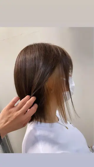 ショート カラー 中村 碧のヘアスタイル