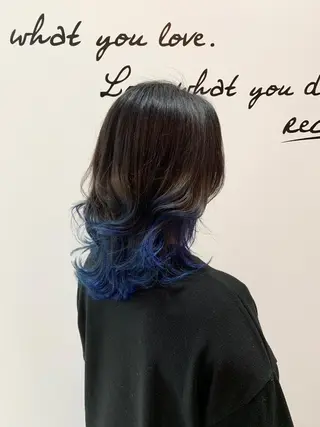 ミディアム カラー 中村 優太のヘアスタイル