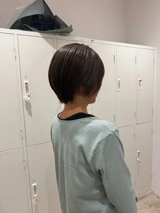 ショート カラー RosierBlue 工藤のヘアスタイル